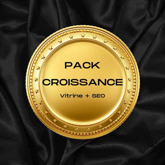 Pack Croissance – Vitrine + SEO